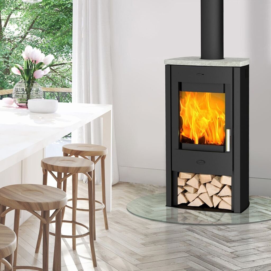 fireplace-tuvalu-speckstein-k5732 Fireplace Tuvalu Speckstein – Kaminofen mit 6,5 kW und eleganter Speckstein-Abdeckung – Bild 1