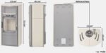 Hark Opera-B Kachel Kaminofen 7 kW Creme – Bild 4