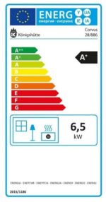 Justus Austin 7 Kaminofen 7 kW Schwarz – Bild 8