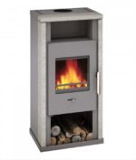Wamsler Yuna Kaminofen 6 kW Stahl Naturstein – Bild 2