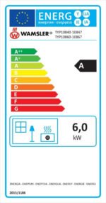 Wamsler Yuna Kaminofen 6 kW Stahl Naturstein – Bild 8